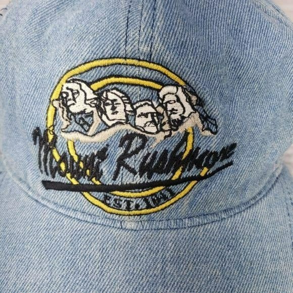 Mount Rushmore Vintage Light Denim Buckle Cap - Picture 5 of 14